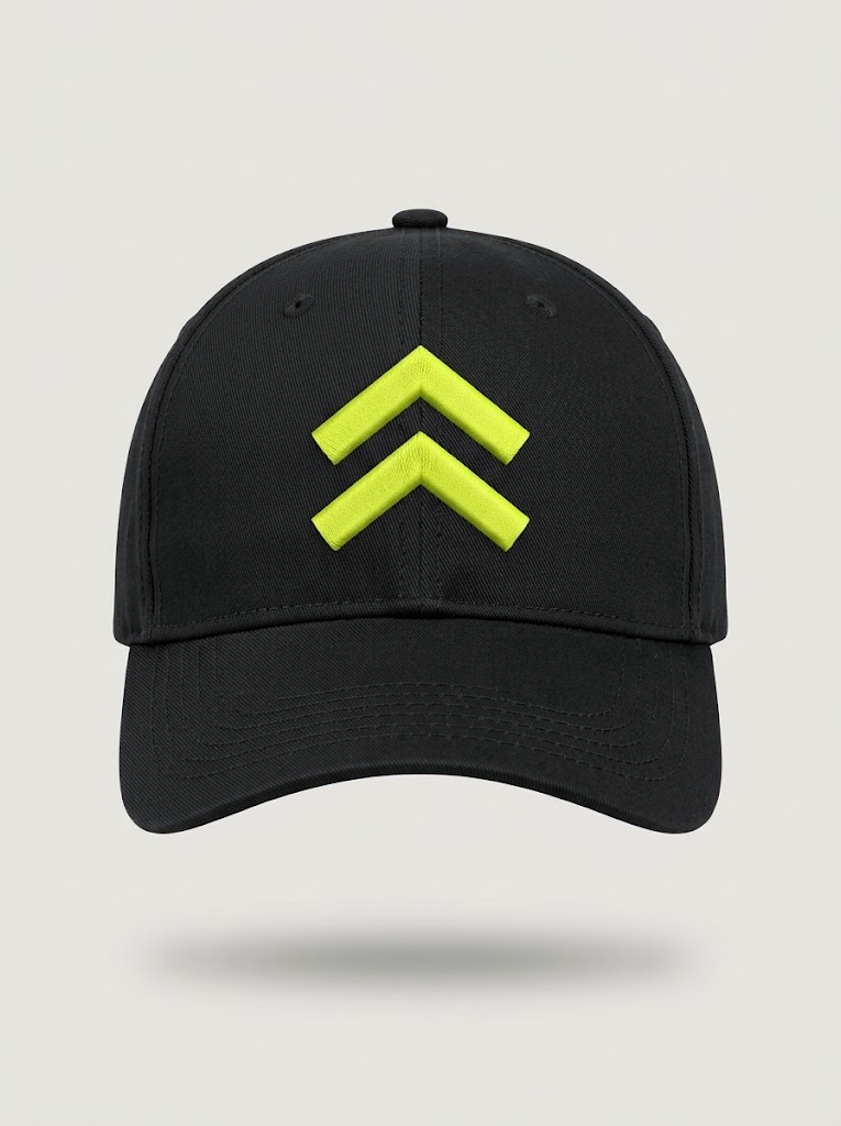 Casquette Briscard noire, vue de face